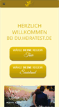 Mobile Screenshot of du-heiratest.de